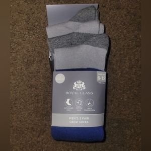 Royal Class 3 Pair Crew Casual Socks
